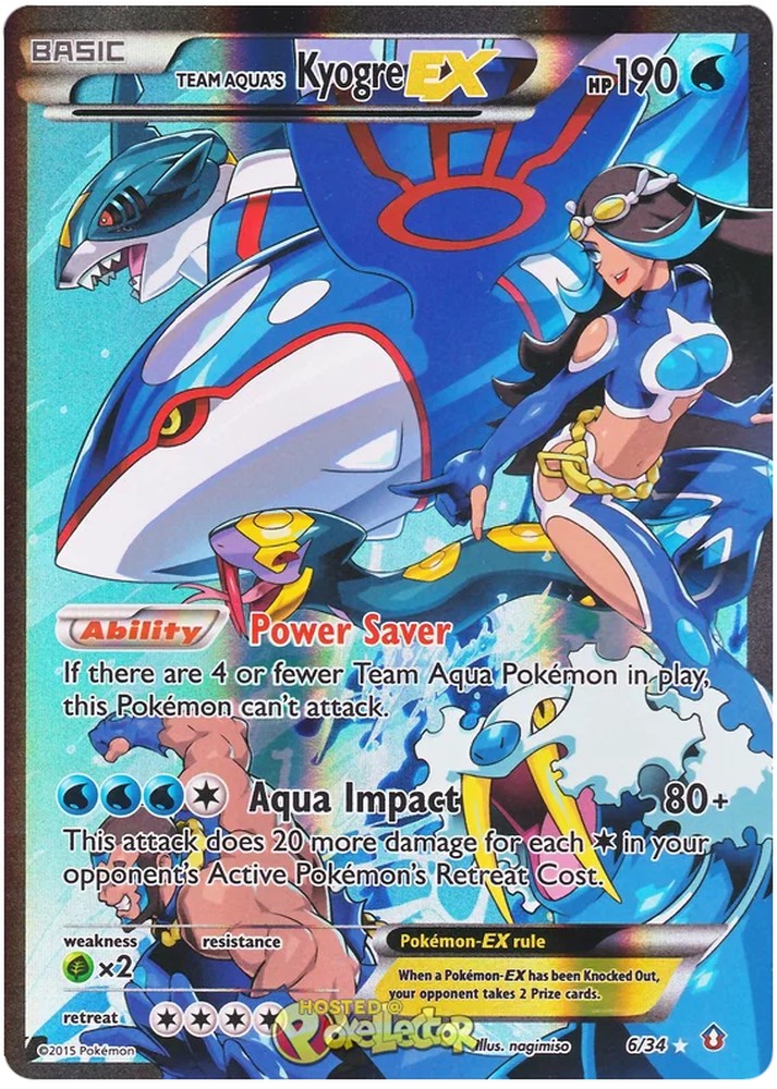 Team Aqua’s Kyogre-EX 6/34