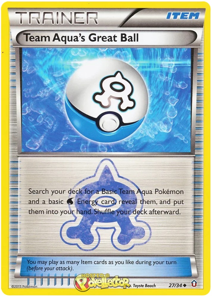 Team Aqua’s Great Ball
