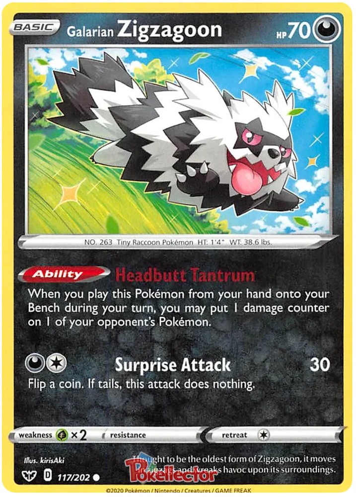 Galarian Zigzagoon 117/202