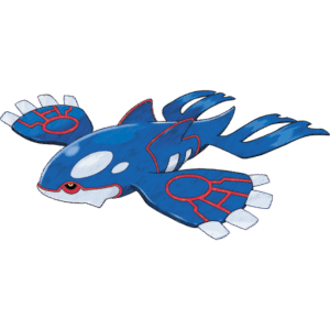 Kyogre, the Legendary mascot of Sapphire