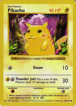 58 102 Red Cheek Pikachu
