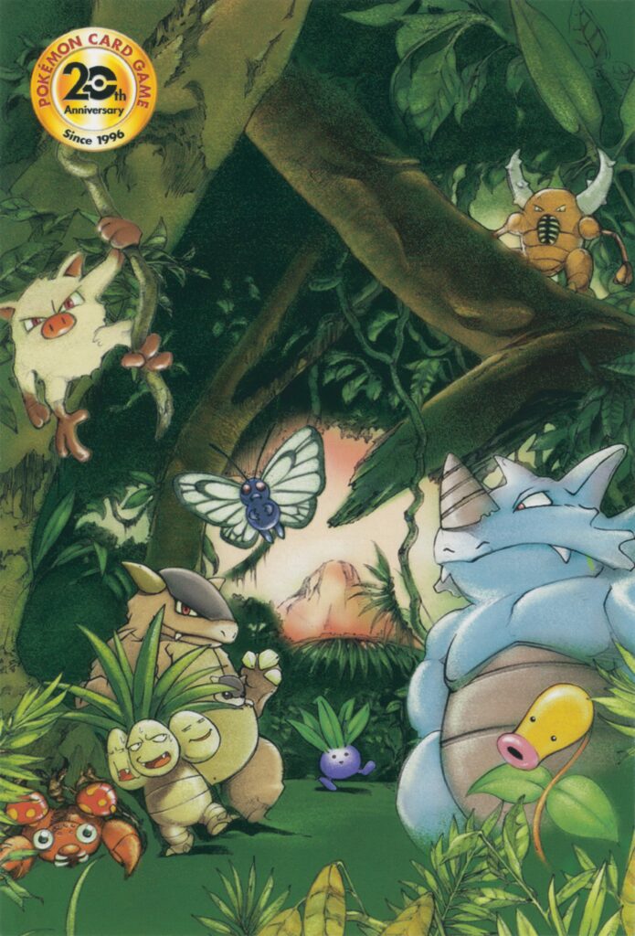 Artwork scan from the Japanese Pokemon Jungle expansion