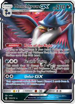 109 Honchkrow-GX