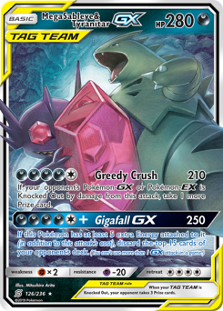 126 Mega Sableye & Tyranitar-GX