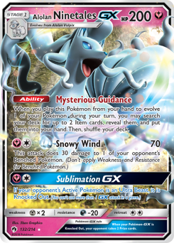 132 Alolan Ninetales-GX