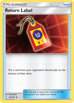 153 Return Label