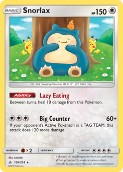 158 Snorlax