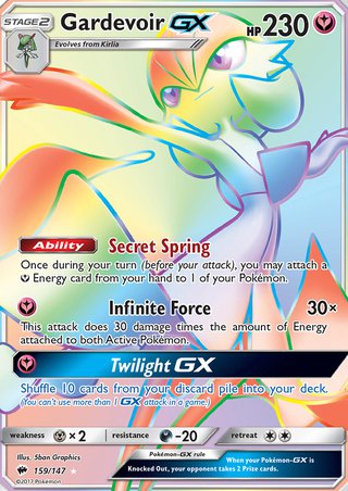 Gardevoir-GX — Rainbow Rare (159/147)