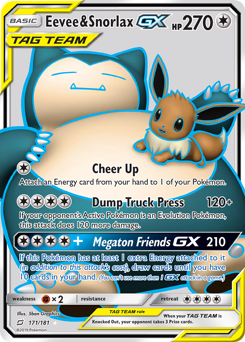 171 Eevee & Snorlax-GX