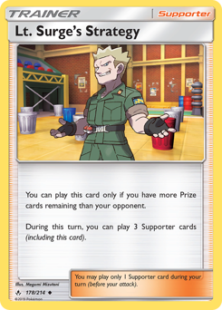 178 Lt. Surge's Strategy