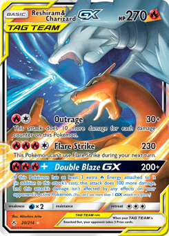 20 Reshiram & Charizard-GX