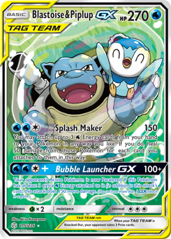 215 Blastoise & Piplup-GX