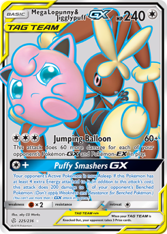225 Mega Lopunny & Jigglypuff-GX