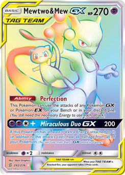 242 Mewtwo & Mew-GX