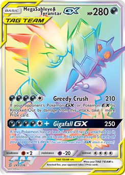 245 Mega Sableye & Tyranitar-GX