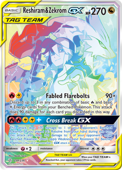 259 Reshiram & Zekrom-GX