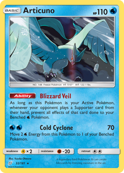 32 Articuno
