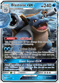 35 Blastoise-GX