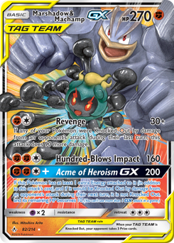 82 Marshadow & Machamp-GX