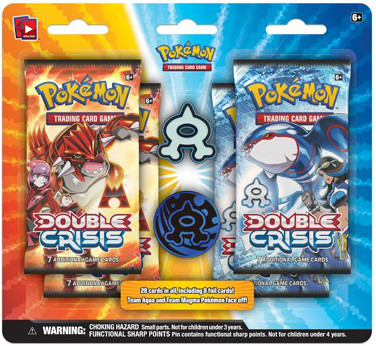 Double Crisis Team Aqua collector’s pin blister