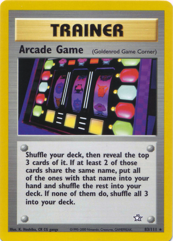 English Arcade Game artwork from Neo Genesis, altered