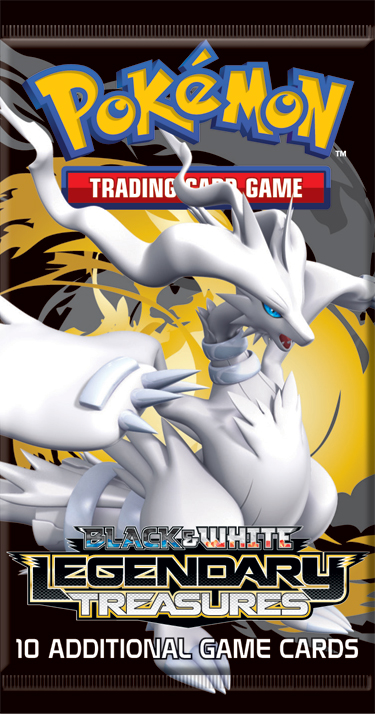 Legendary Treasures Reshiram booster pack