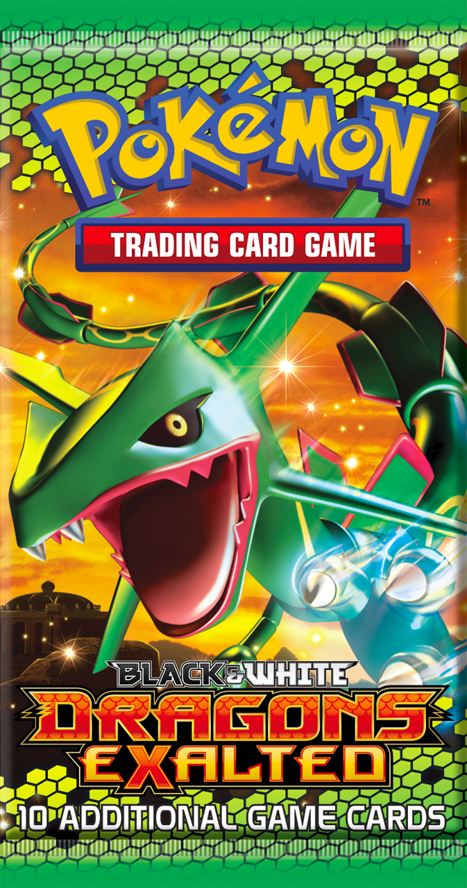 Dragons Exalted Rayquaza booster pack