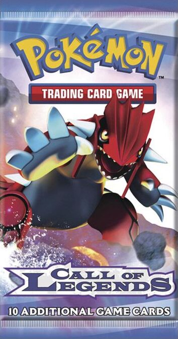 Call of Legends Groudon booster pack