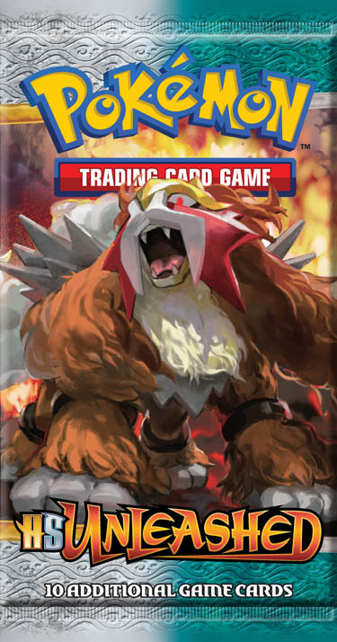 HS Unleashed Entei booster pack