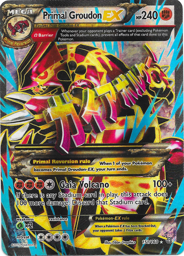 Primal Groudon-EX — Full Art (#151)