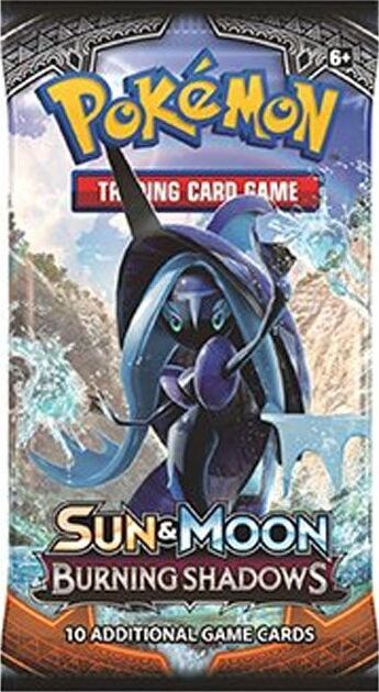 Burning Shadows Tapu Fini booster pack