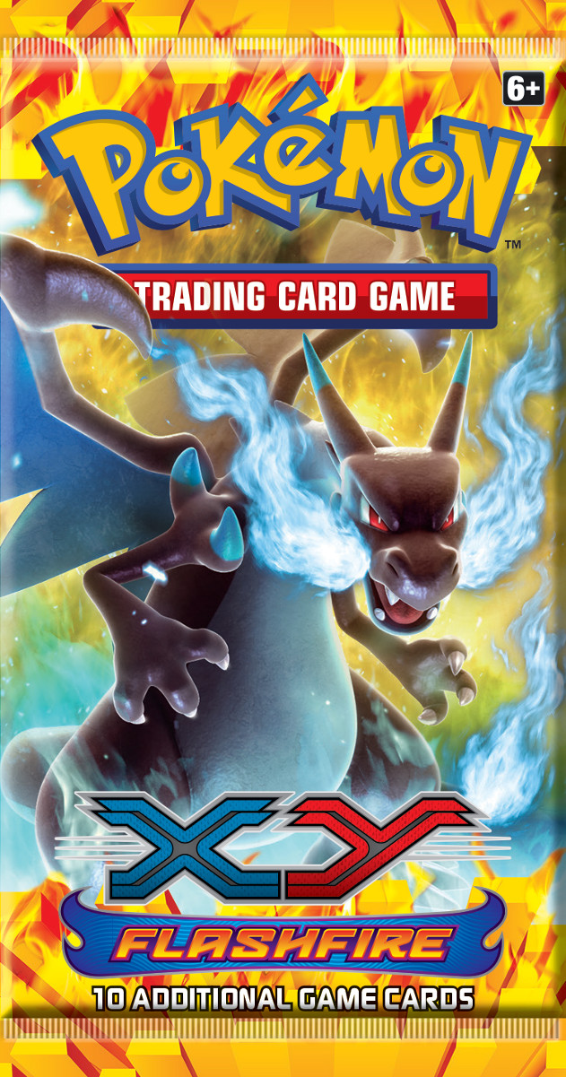 Flashfire Mega Charizard X booster pack