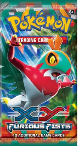 Furious Fists Hawlucha booster pack
