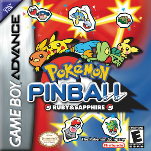Pokémon Pinball: Ruby & Sapphire box art
