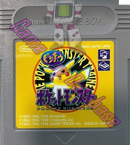 Pokémon Pikachu Game Boy cartridge