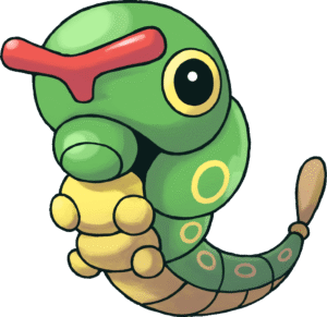 010Caterpie Pokemon Mystery Dungeon Red and Blue Rescue Teams