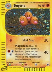 Pokemon TCG Expedition Base Set Dugtrio card