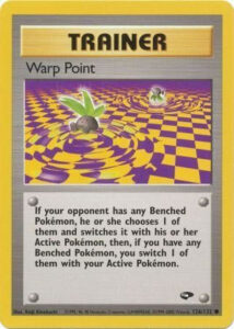 Pokemon TCG Gym Challenge Warp Point card