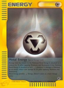 Pokemon TCG Expedition Base Set Metal Energy card