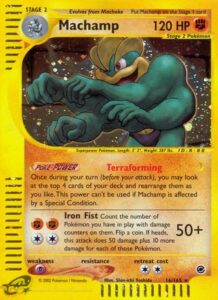 Pokemon TCG Expedition Base Set Machamp card