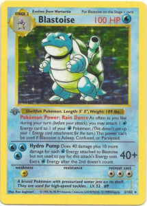 Blastoise 1st Edition Shadowless