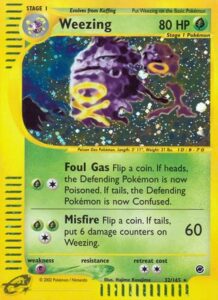 Pokemon TCG Expedition Base Set Weezing card