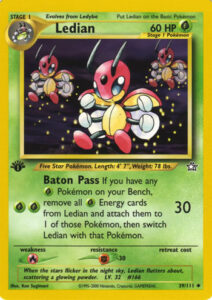 Pokemon TCG Neo Genesis Ledian card
