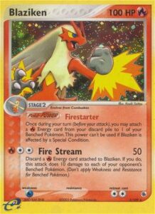 Pokemon TCG EX Ruby and Sapphire Blaziken card