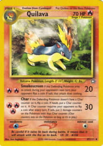Pokemon TCG Neo Genesis Quilava card
