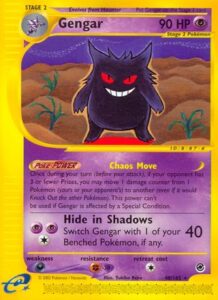 Pokemon TCG Expedition Base Set Gengar card