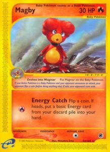 Pokemon TCG Expedition Base Set Magby card