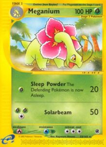 Pokemon TCG Expedition Base Set Meganium card