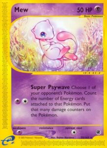 Pokemon TCG Expedition Base Set Mew card