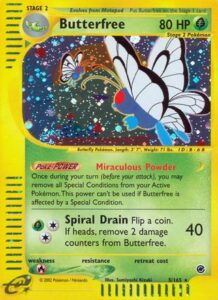 Pokemon TCG Expedition Base Set Butterfree card